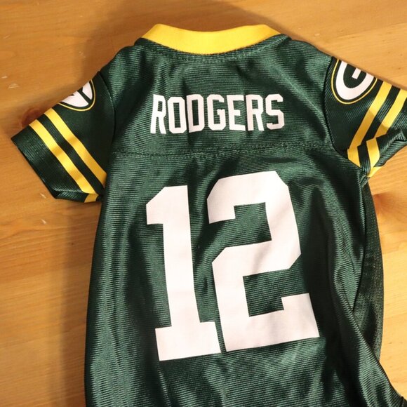 NFL Packers  jersey onesie, #12, Aaron Rogers, snaps at shoulder and bottom, - Picture 3 of 7